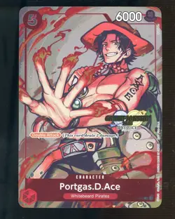 2023 One Piece Championship Event Pack Promo #P-028 Portgas D. Ace - Image 1
