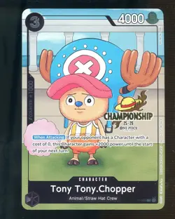 2025 One Piece Championship 25-26 Event Pack Promo #P-065 Tony Tony Chopper - Image 1