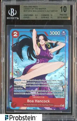 2025 One Piece Legacy of The Master OP12014 Boa Hancock Alt Art SP BGS 10 - Image 1