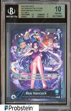 2024 One Piece 500 Years in Future #OP07038 Boa Hancock Alt Art BGS 10 - Image 1