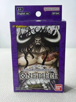 2022 One Piece STARTER DECK ANIMAL KINGDOM PIRATES 1ST EDITION ENGLISH ST-04 NEW - Image 1
