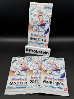 Lot of (4) One Piece Japanese Awakening of the New Era Booster Packs Sealed - Image 1