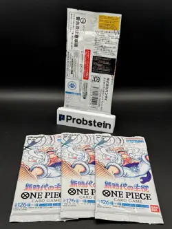 Lot of (4) One Piece Japanese Awakening of the New Era Booster Packs Sealed - Image 2