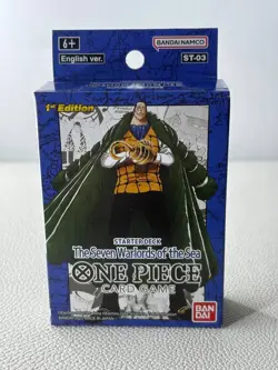 2022 One Piece SEALED STARTER DECK SEVEN WARLORDS SEA 1ST EDITION ENGLISH ST-03 - Image 1