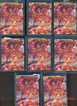 Lot of (8) 2024 One Piece Emperors in the New World #OP09-118 Gol D. Roger - Image 1