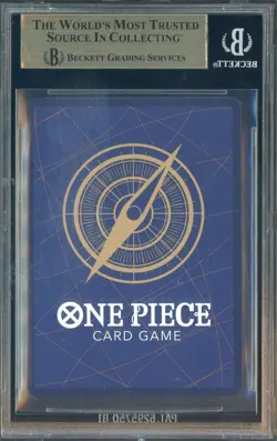 2025 One Piece A Fist of Divine Speed Alt Art Silvers Rayleigh BGS 9.5 GEM MINT - Image 2