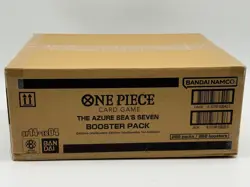 One Piece OP14-EB04 The Azure Sea's Seven English 12 Booster Box Case Sealed #1 - Image 1