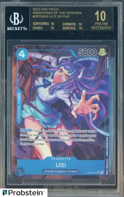 2023 One Piece Awakening of the New Era Ulti SP PAR BGS 10 BLACK LABEL - Image 1