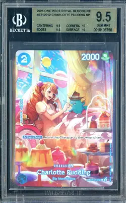 2025 One Piece Royal Bloodline #012 Charlotte Pudding BGS 9.5 GEM MINT - Image 1