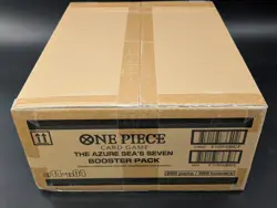 One Piece OP14-EB04 The Azure Sea's Seven English 12 Booster Box Case Sealed - Image 2