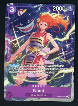 Nami OP09-070 UC Premium Card Collection Best Selection Vol.4 One Piece - Image 1