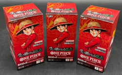 Lot of (3) One Piece Japanese OP-13 Carrying On His Will Booster Boxes Sealed - Image 1