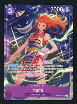 Nami OP09-070 UC Premium Card Collection Best Selection Vol.4 One Piece - Image 1