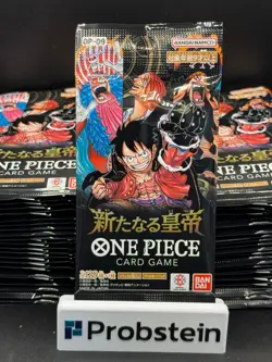 Lot of (50) One Piece Japanese OP-09 Emperors in the New World Booster Packs - Image 2