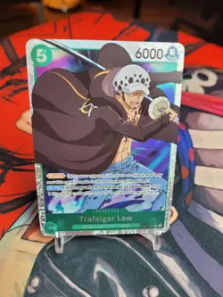 Trafalgar Law (047) OP01-047 Pre Errata SR Romance Dawn One Piece - Image 1