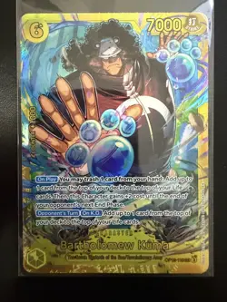 One Piece TCG- Bartholomew Kuma SEC OP12-119 - English NM - Image 1
