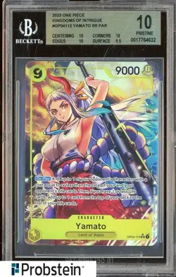 2023 One Piece Kingdoms of Intrigue OP04112 Yamato SR BGS 10 PRISTINE - Image 1