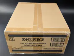 One Piece OP14-EB04 The Azure Sea's Seven English 12 Booster Box Case Sealed - Image 2