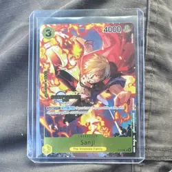 Bandai Sanji P-034 Championship 2023 Promo One Piece CCG Character Card - Image 1