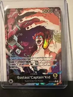 Eustass"Captain"Kid Leader Alt Art One Piece OP10-099 TCG English Card - Image 1