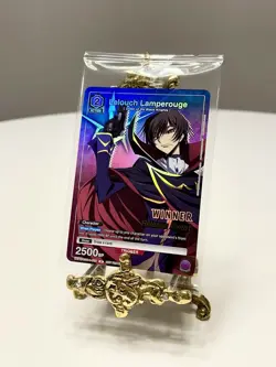 Union Arena Code Geass Lelouch Lamperouge - Release Event WINNER Card English - Image 2