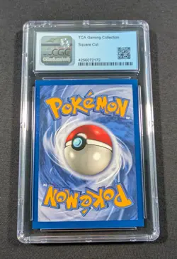 Pokemon Card Base Set Square Cut Error Holo Ninetales 12/102 CGC 8.5 NM/MINT+ - Image 2