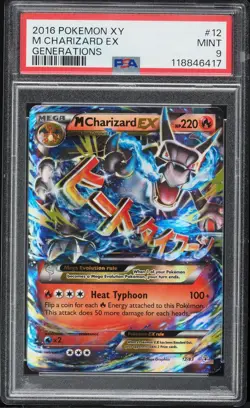 PSA 9 M Charizard EX Generations 2016 Pokemon Card #12 - Image 1