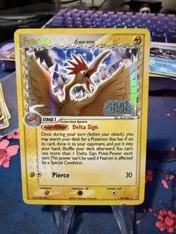 Pokemon Card - Fearow Crystal Guardians 18/100 Rare Reverse Holo Stamped - Image 1
