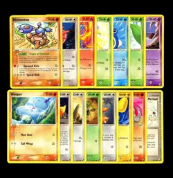 2005 Pokemon EX UNSEEN FORCES Set NON HOLO Cards Collection Lot RARE Eevee + NM - Image 1