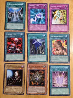 Vintage 1996 YuGiOh Cards Holo Common Mixed Lot of 108 Fair Condition - Image 2