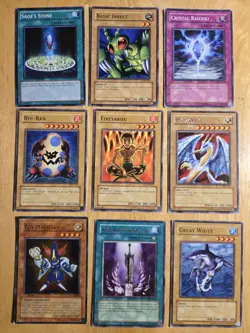 Vintage 1996 YuGiOh Cards Holo Common Mixed Lot of 108 Fair Condition - Image 3