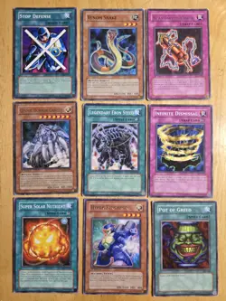 Vintage 1996 YuGiOh Cards Holo Common Mixed Lot of 108 Fair Condition - Image 5