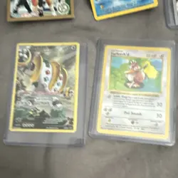 Pokemon (shadowless) Farfetch'd & Regigigas Card Lot, Star Wars Chewbacca Card. - Image 2