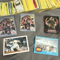Pokemon (shadowless) Farfetch'd & Regigigas Card Lot, Star Wars Chewbacca Card. - Image 3