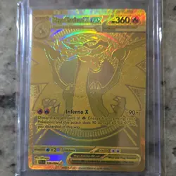 Pokemon Mega Charizard X EX 130/094 Full Art Holo XY Flashfire Card - Image 2