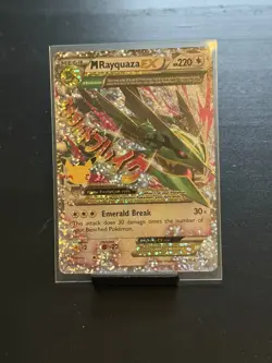 Pokemon TCG M Rayquaza EX Celebrations Classic Collection Holo Ultra Card 76/108 - Image 1