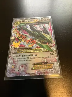 Pokemon TCG M Rayquaza EX Celebrations Classic Collection Holo Ultra Card 76/108 - Image 5