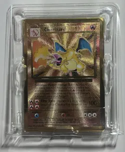 Pokemon TCG celebrations gold foil Metal Charizard Pikachu Cards - Image 4