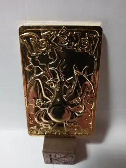Pokemon 23K Gold Plated Trading Card #6 Charizard Burger King Edition OOP - Image 1