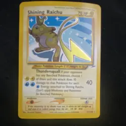 Pokemon Shining Raichu Neo Destiny 111/105 English Card Wizards of the Coast - Image 1