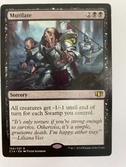MTG 1x Mutilate # 150 Commander 2014 Modern Magic the Gathering Card x1 LP - Image 1