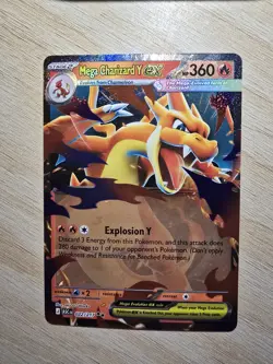 Mega Charizard Y Ex Holo Double Rare Pokemon TCG Card 022/217 NM - Image 1