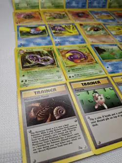 Vintage Pokemon Fossil Card Lot of 25 Common/Uncommon NM-LP - Image 4