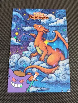 Pokemon 2025 Card Database Halloween Charizard Van Gogh Star Holo Peru - Image 1