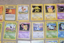 Pokemon 80+ Cards Bulk Lot - Common Vintage 1995 - HEAVILY Played - Image 3