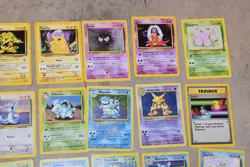Pokemon 80+ Cards Bulk Lot - Common Vintage 1995 - HEAVILY Played - Image 4