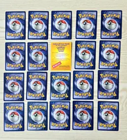 Pokemon Vintage 1999 Base Set Lot of 20 NM-MP Catch Mew Promo Insert Card - Image 2
