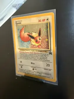Eevee #11 Black Star Promo Holo Rare Vintage Pokemon Card - NM - Image 1