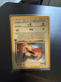 Eevee #11 Black Star Promo Holo Rare Vintage Pokemon Card - NM - Image 2