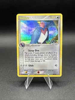 Swellow 32/113 - Stamped Reverse Holo - EX Delta Species - Pokemon Card - Image 1
